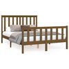 vidaXL Cadre de lit sans matelas marron miel 120x200 cm pin massif