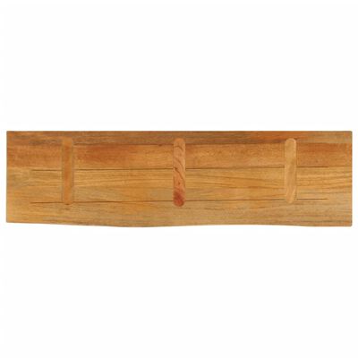 vidaXL Dessus de table à bord vivant 120x40x3,8cm bois massif manguier