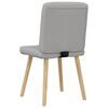 vidaXL Chaises &agrave; manger lot de 6 gris nuage tissu