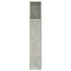 vidaXL Armoire de t&ecirc;te de lit Gris b&eacute;ton 140x18,5x104,5 cm
