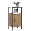 vidaXL Table de chevet ch&ecirc;ne artisanal 41x31x80 cm bois d'ing&eacute;nierie