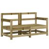 vidaXL Salon de jardin 6 pcs bois de pin impr&eacute;gn&eacute;