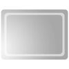 vidaXL Miroir de salle de bain &agrave; LED 80x60 cm