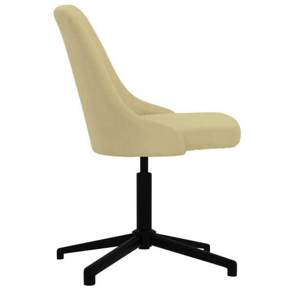 vidaXL Chaises pivotantes &agrave; manger lot de 6 vert tissu