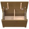 vidaXL Bo&icirc;te de rangement Marron miel 60x32x45,5 cm Bois massif de pin