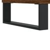 vidaXL Table basse chêne marron 80x80x36,5 cm bois d'ingénierie