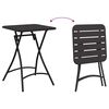 vidaXL Table de Jardin Anthracite 55 x 55 x 73 cm