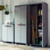 Keter Armoire de rangement polyvalente Stilo Gris et noir 173 cm