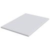 vidaXL Surmatelas Blanc 160 x 200 cm Tissu Jacquard