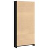vidaXL Biblioth&egrave;que ch&ecirc;ne noir 80x24x176 cm bois d'ing&eacute;nierie