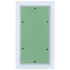 vidaXL Panneau d'Acc&egrave;s Vert et Argent 25 x 45 cm Aluminium et Pl&acirc;tre