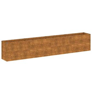 vidaXL Jardini&egrave;re sur&eacute;lev&eacute;e 385 x 50 x 69 cm Acier Corten