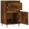 vidaXL Buffets 2 pcs ch&ecirc;ne fum&eacute; 40x35x70 cm bois d'ing&eacute;nierie