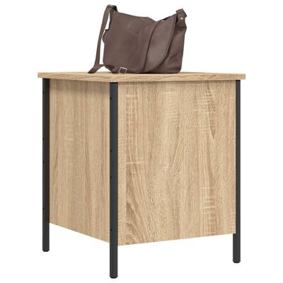 vidaXL Banc de rangement chêne sonoma 40x42,5x50 cm bois d'ingénierie