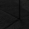 vidaXL Tapis HUARTE &agrave; poils courts doux et lavable noir &Oslash; 100 cm