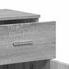 vidaXL Buffets 2 pcs sonoma gris 79x38x80 cm bois d'ing&eacute;nierie