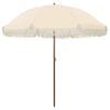 vidaXL Parasol de plage 205 x 205 x 210 cm Polyester et Acier Rond