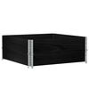 vidaXL Jardini&egrave;re noir 100x100 cm bois massif de pin