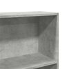 vidaXL Biblioth&egrave;que gris b&eacute;ton 80x24x176 cm bois d'ing&eacute;nierie