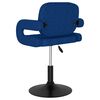 vidaXL Tabouret de bar Bleu Tissu