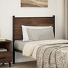 vidaXL T&ecirc;te de lit de remplacement ch&ecirc;ne marron 80 cm bois d'ing&eacute;nierie et acier