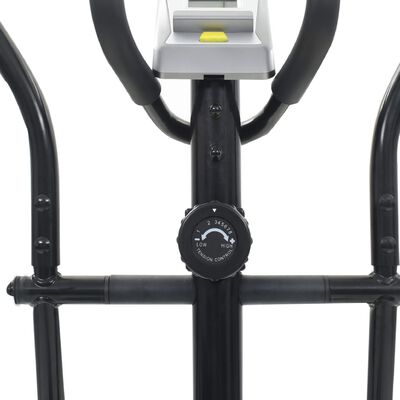 vidaXL Vélo elliptique magnétique avec mesure du pouls
