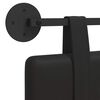 vidaXL T&ecirc;te de lit suspendue Montage mural Noir 100 cm Simili cuir