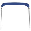 vidaXL Auvent bimini &agrave; 4 arceaux Bleu 243x196x137 cm