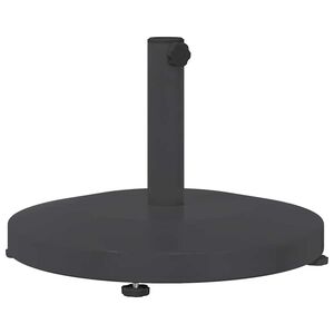 vidaXL Pied de parasol Gris fonc&eacute; 48 x 48 x 32 cm