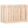 vidaXL Lit surélevé de jardin design de clôture 100x50x70cm pin massif