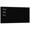 vidaXL Tableau noir magn&eacute;tique mural Noir 100x50 cm Verre tremp&eacute;
