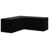 vidaXL Housse de salon de jardin Forme de L 12 &oelig;illets 250x250x90 cm