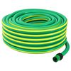 vidaXL Tuyau de jardin 5 couches Vert et jaune 19 mm PVC