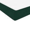 vidaXL Sommier &agrave; lattes de lit et matelas vert fonc&eacute; 160x220cm velours