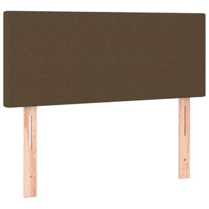 vidaXL T&ecirc;te de lit Marron Fonc&eacute; 100x5x78/88 cm Tissu