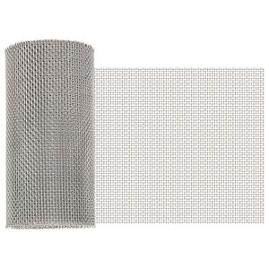 vidaXL &Eacute;cran en maille 20 x 1000 cm 8 Mesh Acier Inoxydable 201