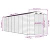 vidaXL Abri de jardin vert 191x640x198 cm acier galvanis&eacute;