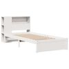 vidaXL Lit biblioth&egrave;que sans matelas blanc 90x200cm bois de pin massif
