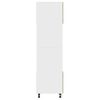 vidaXL Armoire &agrave; micro-ondes Ch&ecirc;ne sonoma 60x57x207 cm Bois ing&eacute;nierie
