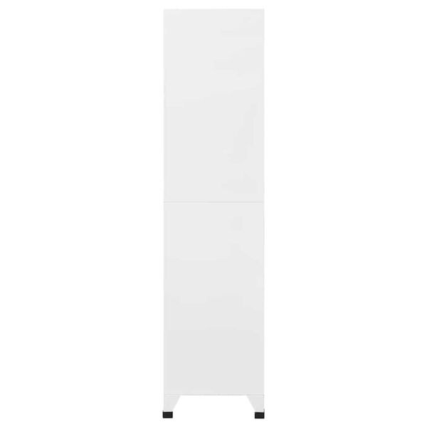 vidaXL Armoire &agrave; casiers Gris clair 90x40x180 cm Acier
