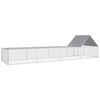 vidaXL Poulailler 8 x 2 x 2 m Acier galvanis&eacute;