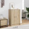 vidaXL Armoire &agrave; chaussures Ch&ecirc;ne Sonoma 60x35x92 cm Bois d&rsquo;ing&eacute;nierie