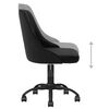 vidaXL Chaises pivotantes &agrave; manger lot de 4 noir velours