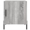vidaXL Tables de chevet 2 pcs sonoma gris 40x40x50cm bois d'ing&eacute;nierie