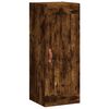 vidaXL Armoire murale ch&ecirc;ne fum&eacute; 34,5x34x90 cm bois d'ing&eacute;nierie