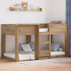 vidaXL Lit Superpos&eacute; pour Enfants Ch&ecirc;ne artisanal 80 x 200 cm