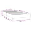 vidaXL Cadre de lit sans matelas blanc 100x200 cm similicuir