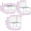 vidaXL Ensemble de canap&eacute;s d'ext&eacute;rieur 9 pcs Naturel