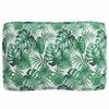 vidaXL Set de coussins de palette Floral 3 pcs Motif Feuille Verte