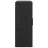 vidaXL Meuble mural Montage mural 2 pcs Ch&ecirc;ne noir 69,5 x 34 x 90 cm